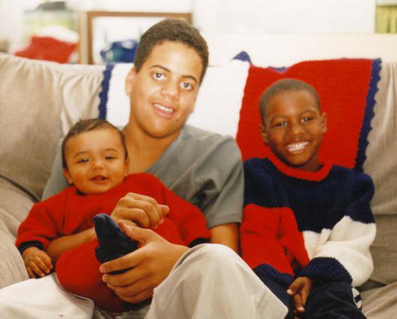 A proud Uncle Aaron - 1999 