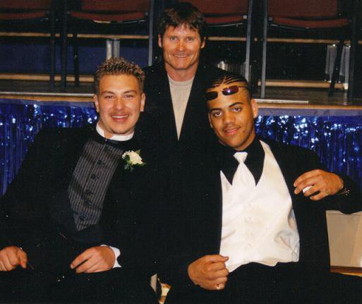 Mr. Allen, Doug and Aaron - Graduation Day 2003 