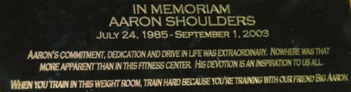 Aaron honoured 