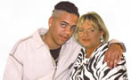 aaron with his mom